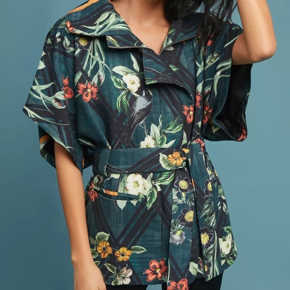 Anthropologie PatBO Kimono-Sleeve Jacket, Size 8 - Picture 1 of 13